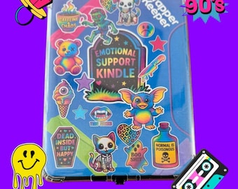 Nostalgic School Folder 80s-90s Kindle Insert Digital Download Only / Kindle Accessories