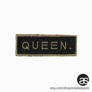 QUEEN. Iron-on Patch image 1