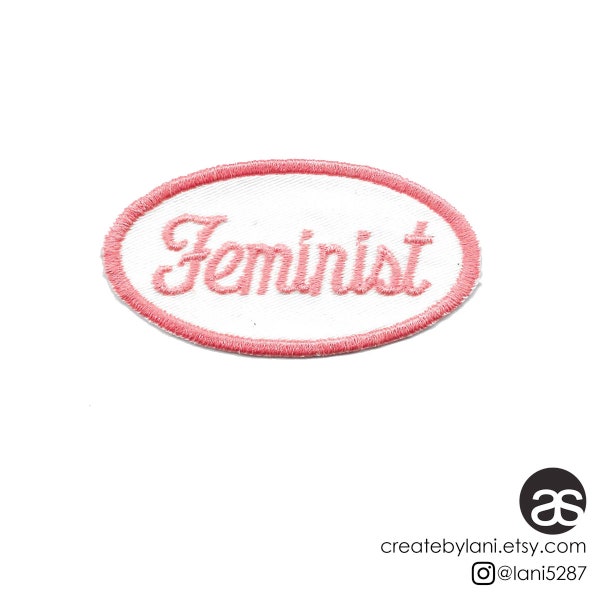 Feminist Mechanic-Style Iron-on Patch