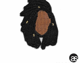 Natural Hair Iron-on Patch-LOCS LARGE