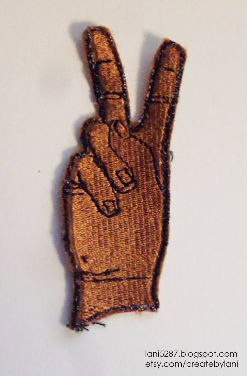 Peace Iron-on Patch image 1
