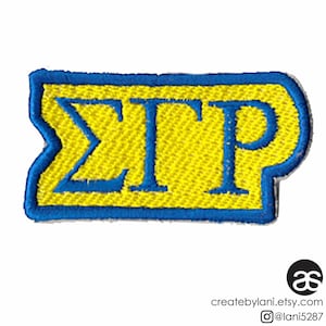 Sorority Iron-on Patch – Sigma Gamma Rho
