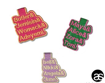Black Feminist Writers Magnetic Bookmark