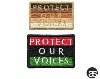 Protect Our Voices Iron-on Patch