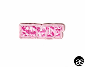 HOWDY Cowprint iron-on patch
