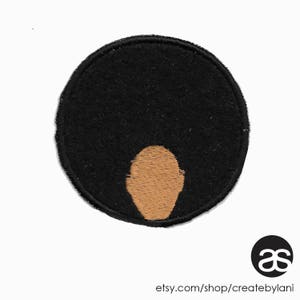Natural Hair Iron-on Patch-AFRO