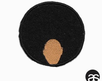 Natural Hair Iron-on Patch-AFRO