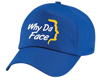 Funny "Why Da Face" Printed Cotton Baseball Cap