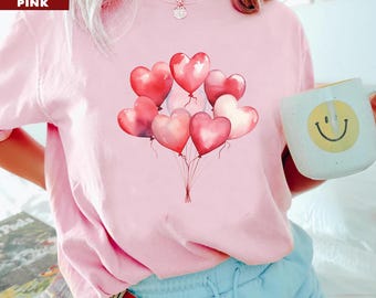 Happy Valentine’s Day Shirt, Valentines Day Shirt, Valentine’s Day Gift for Women, Gift for Her, Cute Heart Shirt, Comfort Colors Shirt