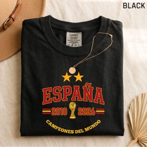 T-shirt España Campeones del Mundo / T-shirt da calcio Spagna 2010 2026