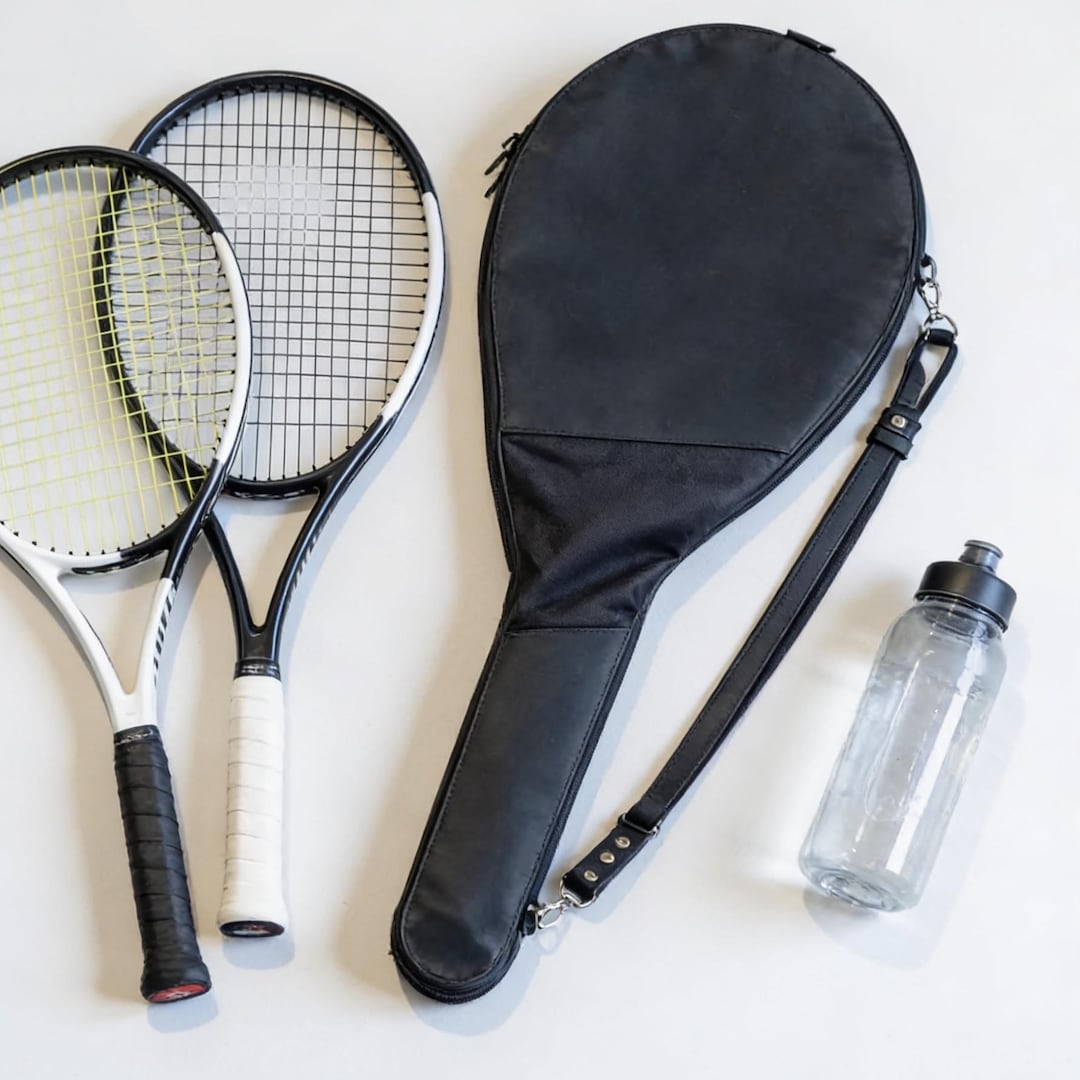 Customized Racket Bag Leather Tennis Racket Bag Men, Custom Tennis Racket Case, Tennis Racket ...