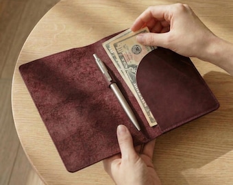 Porta-cheques em couro, capa de talão de cheques personalizada, porta-notas em couro, porta-contas para restaurante, porta-contas personalizado para clientes