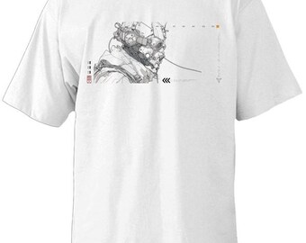 MODEL HN-7: OBSERVER Streetwear/oversized T-Shirt (white)