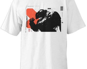 Heavy Armor Robot T Shirt Streetwear Oversized Tee STRAYBOT Iron Remnant Graphic