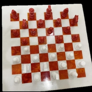 Tapa de joyero con incrustación de mármol hecha a mano