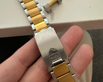 Cinturino Tudor Originale Acciaio 19mm Per Orologi Con Anse Curve, Nuovo Senza Scatola