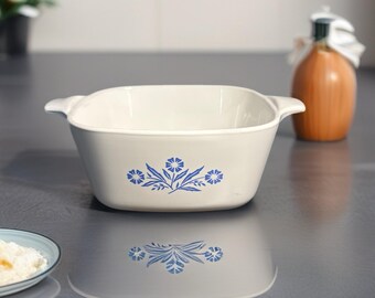Vintage Corning Ware Blue Cornflower 2.75 Cup Casserole Dish P-43-B Made in USA