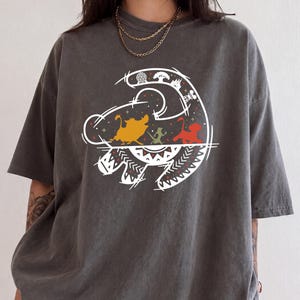 Comfort Colors® Animal Kingdom Shirt, Disney Family Vacation Tee, Minimalist Simba T-Shirt, Understated Theme Park Apparel