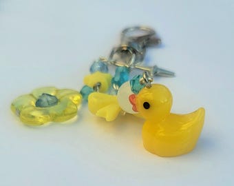 Duck keychain/charm