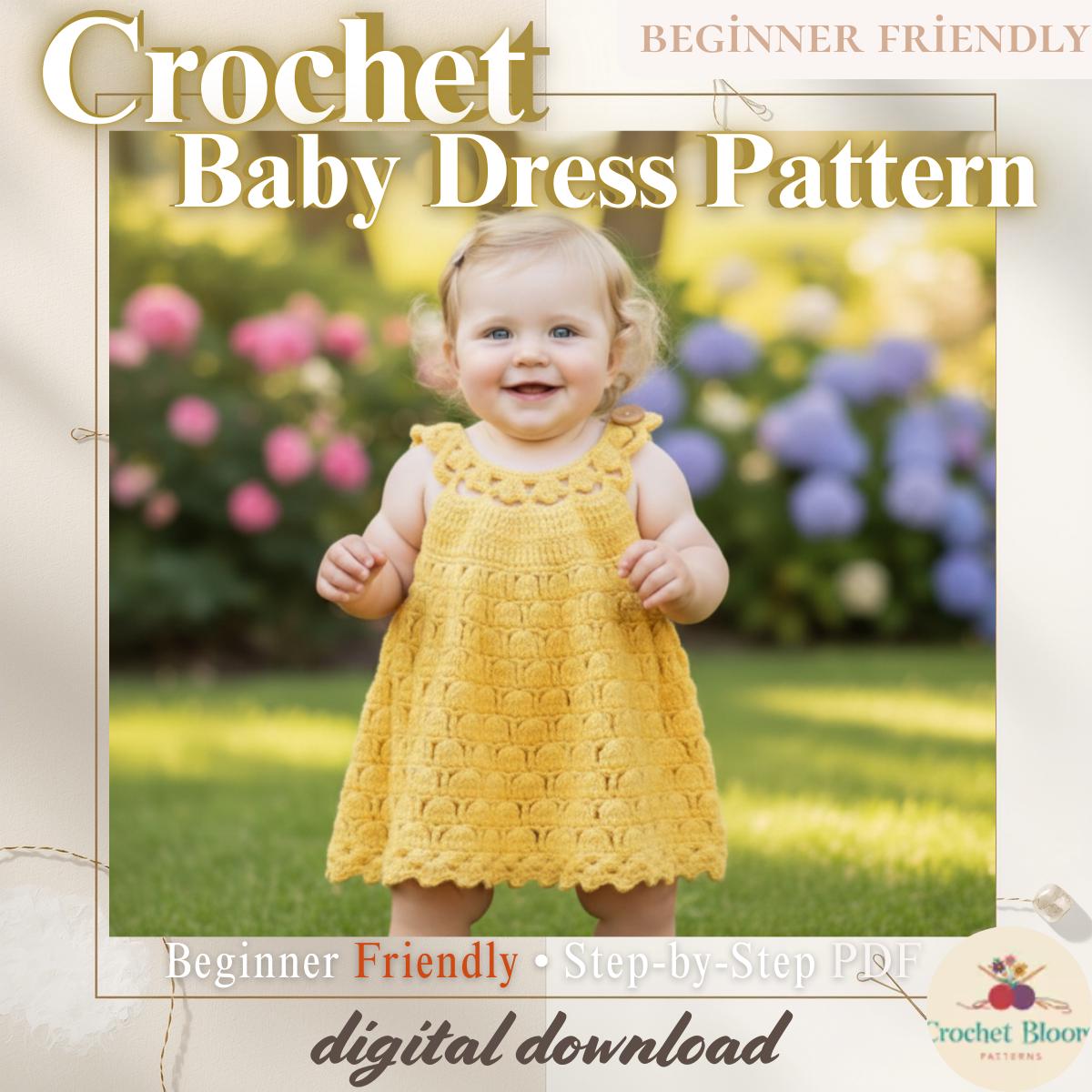 Months Crochet Baby Dress Pattern