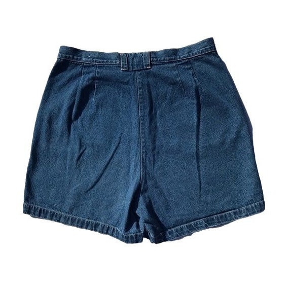 Vintage 90s High Waist Carpenter Jean Shorts Vint… - image 2