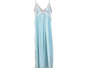 Dior Vintage Maxi Slip Dress Mint Charmeuse XXS