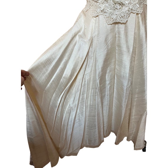 1990s Gigi Clarke Lace Corset Dress Luxury Set Du… - image 8