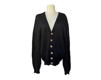 60s Yellow Alpaca Wool Cardigan - Etsy
