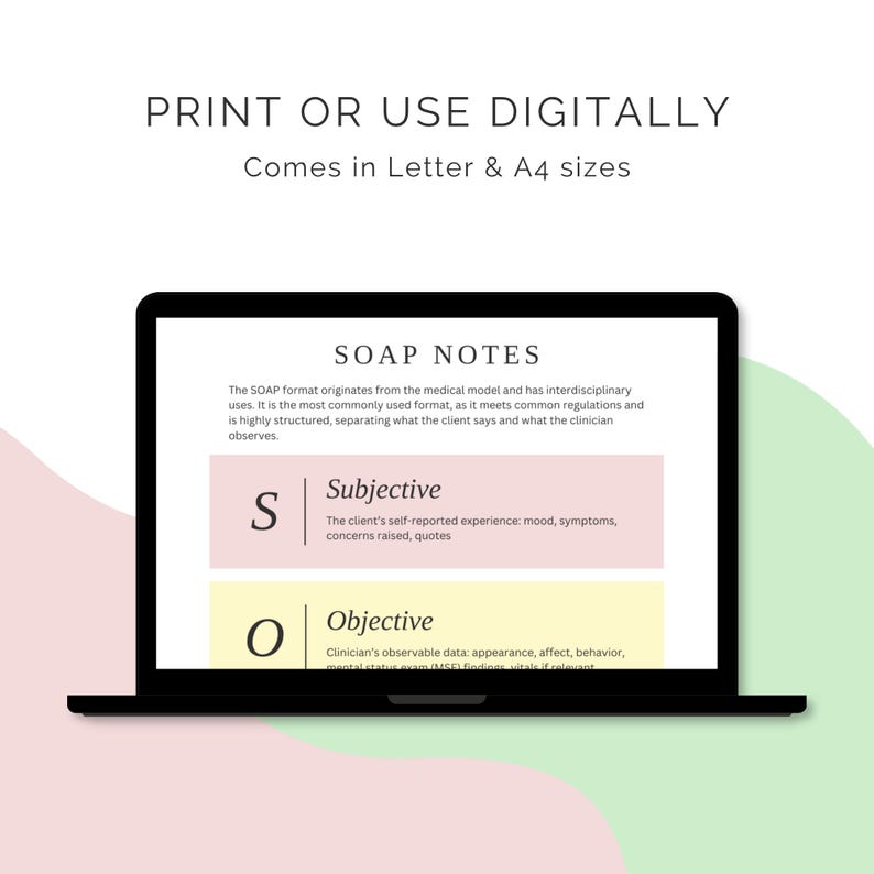 Therapy Progress Note Tutorial and Cheat Sheet: SOAP, DAP, BIRP Templates and Examples for Counselors Therapists Mental Health Professionals image 2