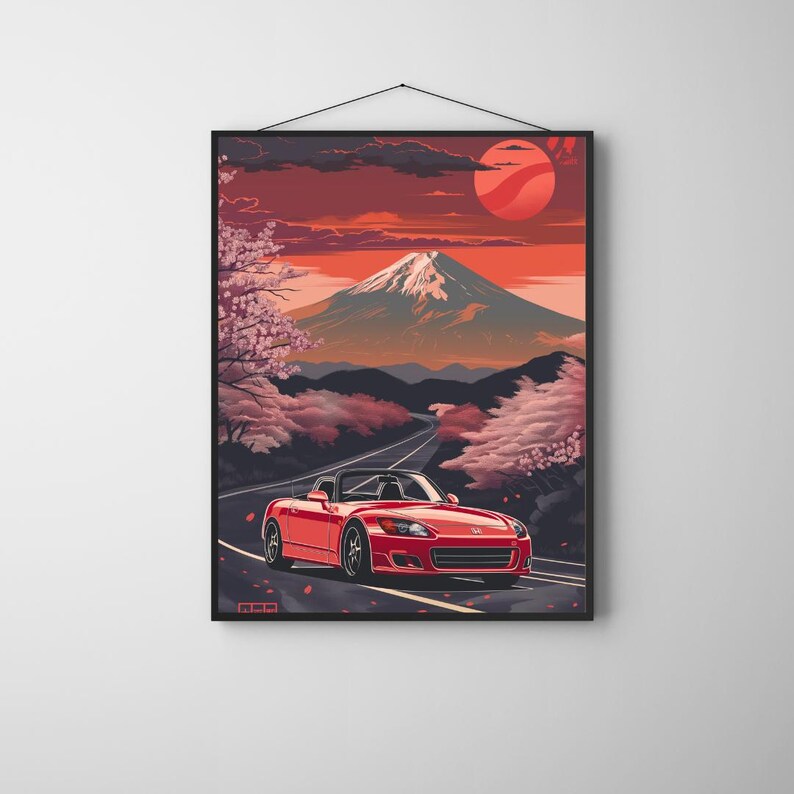 S2000 Poster Honda S2000 Poster | Classic Jdm Car Wall Art - Etsy Australia
