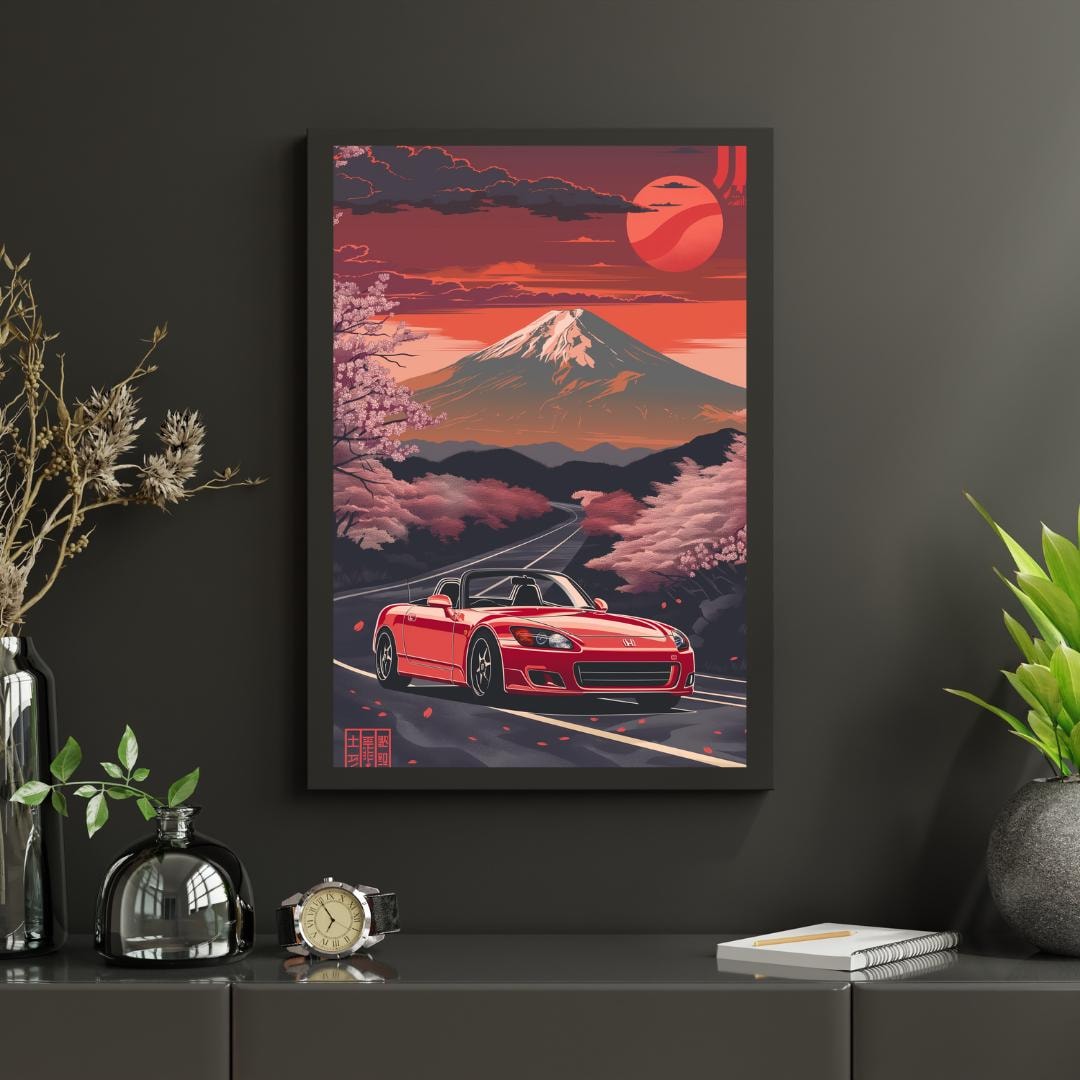 S2000 Poster Honda S2000 Poster | Classic Jdm Car Wall Art - Etsy