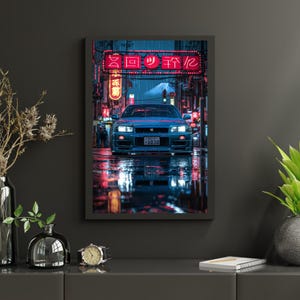 Scania Skyline R34 Got-R Poster | JDM tuner Auto Wandkunst