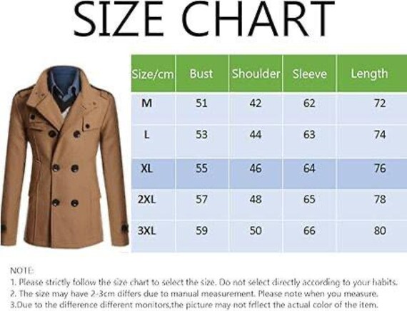 Men's Brown Melton Wool Overcoat: Knee Length Trench Coat Winter