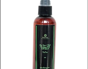 Himalayan Pink Salt Face Toner Mist: tea tree en argan, veganistisch - 4oz