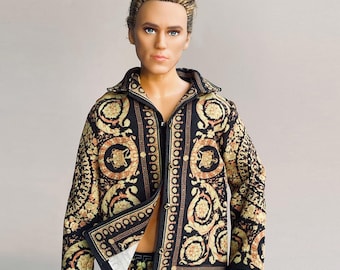 Doll Outfit,doll clothes : Barocco shirt and undey for Fashion royalty doll, FR doll, FR homme, Ken and 1/6 scale action figures