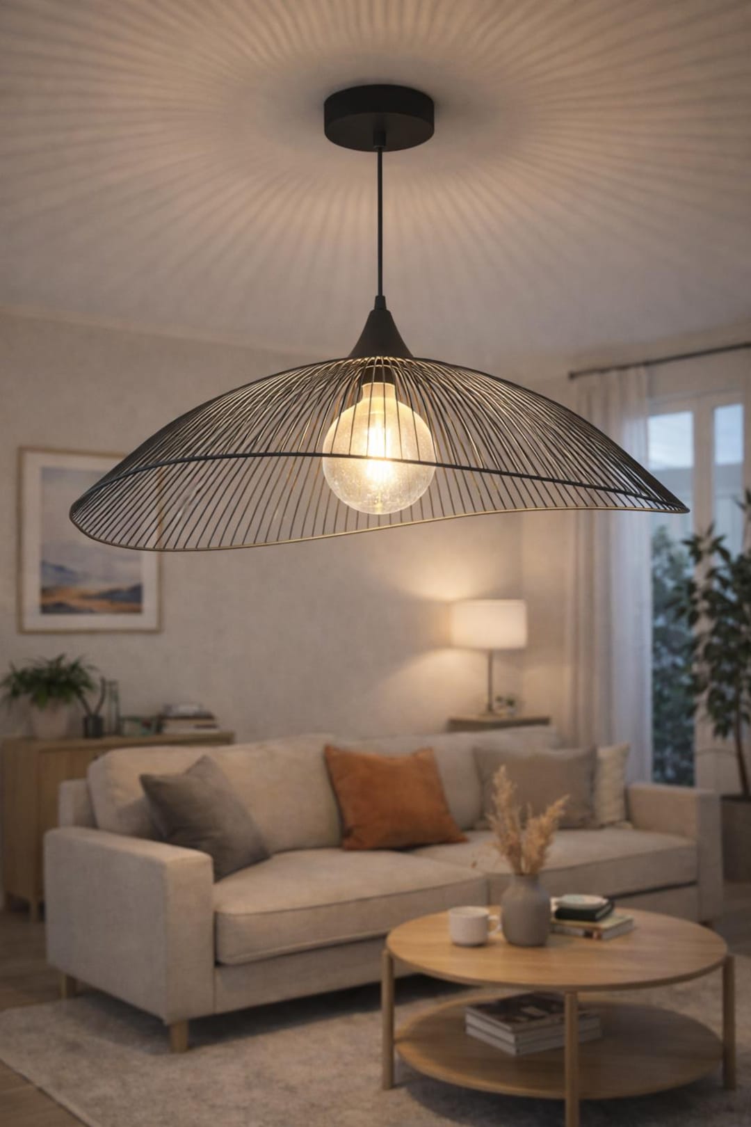 Nordic Style LED Pendant Lamp - Modern Lotus Leaf Ceiling Light ...