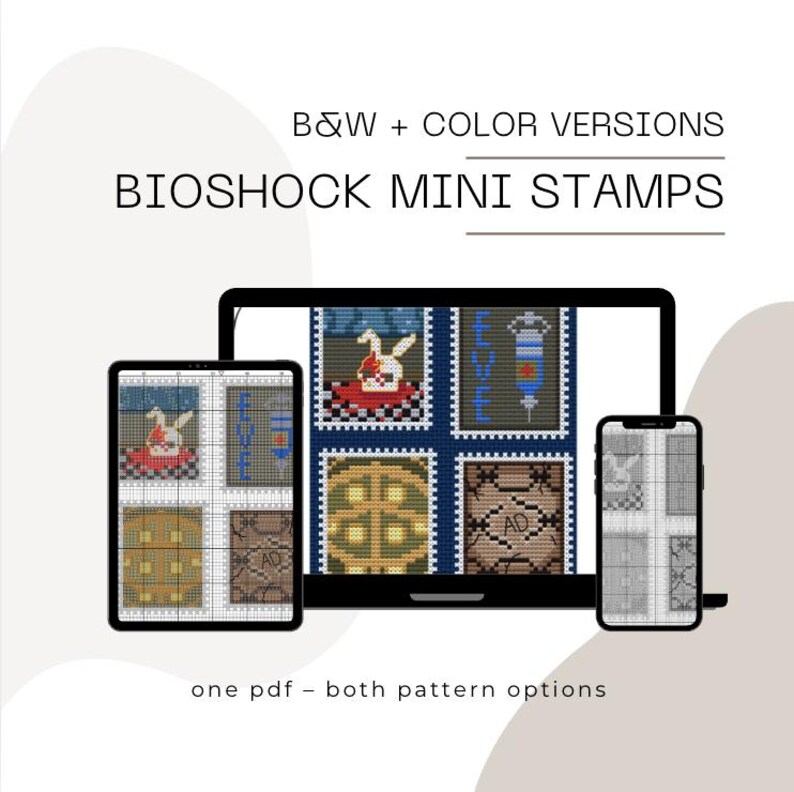 Bioshock Mini Stamp Collection | Cross Stitch Pattern - Etsy