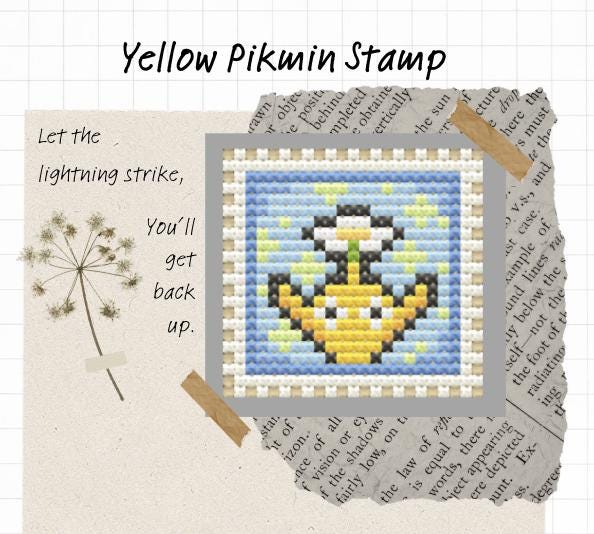 Pikmin Stamp - Etsy