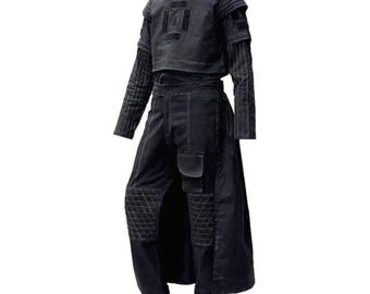 Disfraz de Star Wars Cosplay El Libro de Boba Fett Disfraz personalizado de traje de vuelo inspirado en Din Djarin Traje de vuelo mandaloriano Traje negro