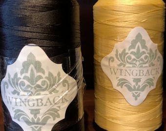 Brown upholstery thread