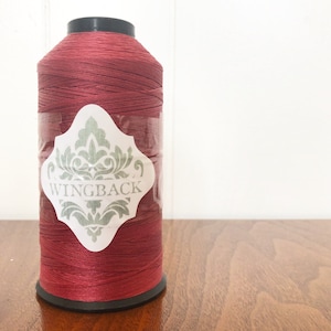 Red Bonded Nylon Upholstery Thread: Heavy Duty Sewing, Leather & Canvas