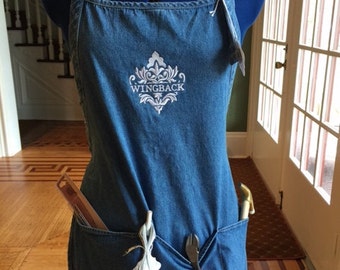 Denim Personalized Apron