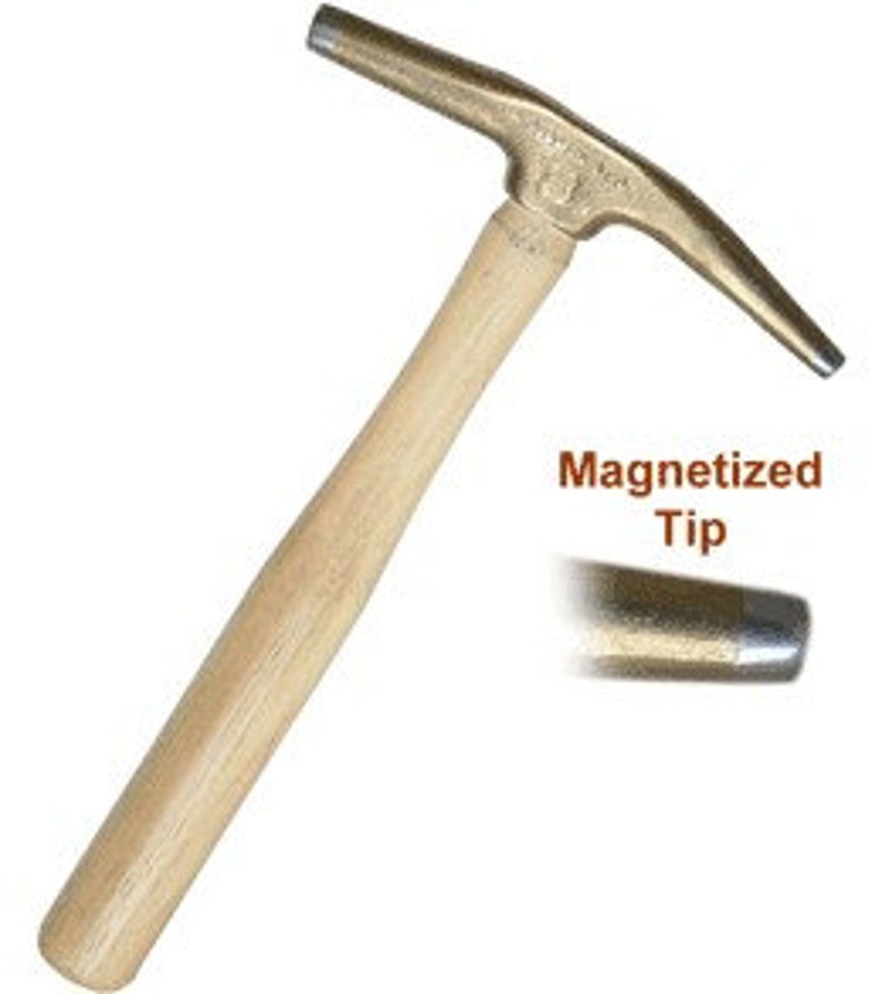 Magnetic tack hammer for furniture repair and reupholstery image 2