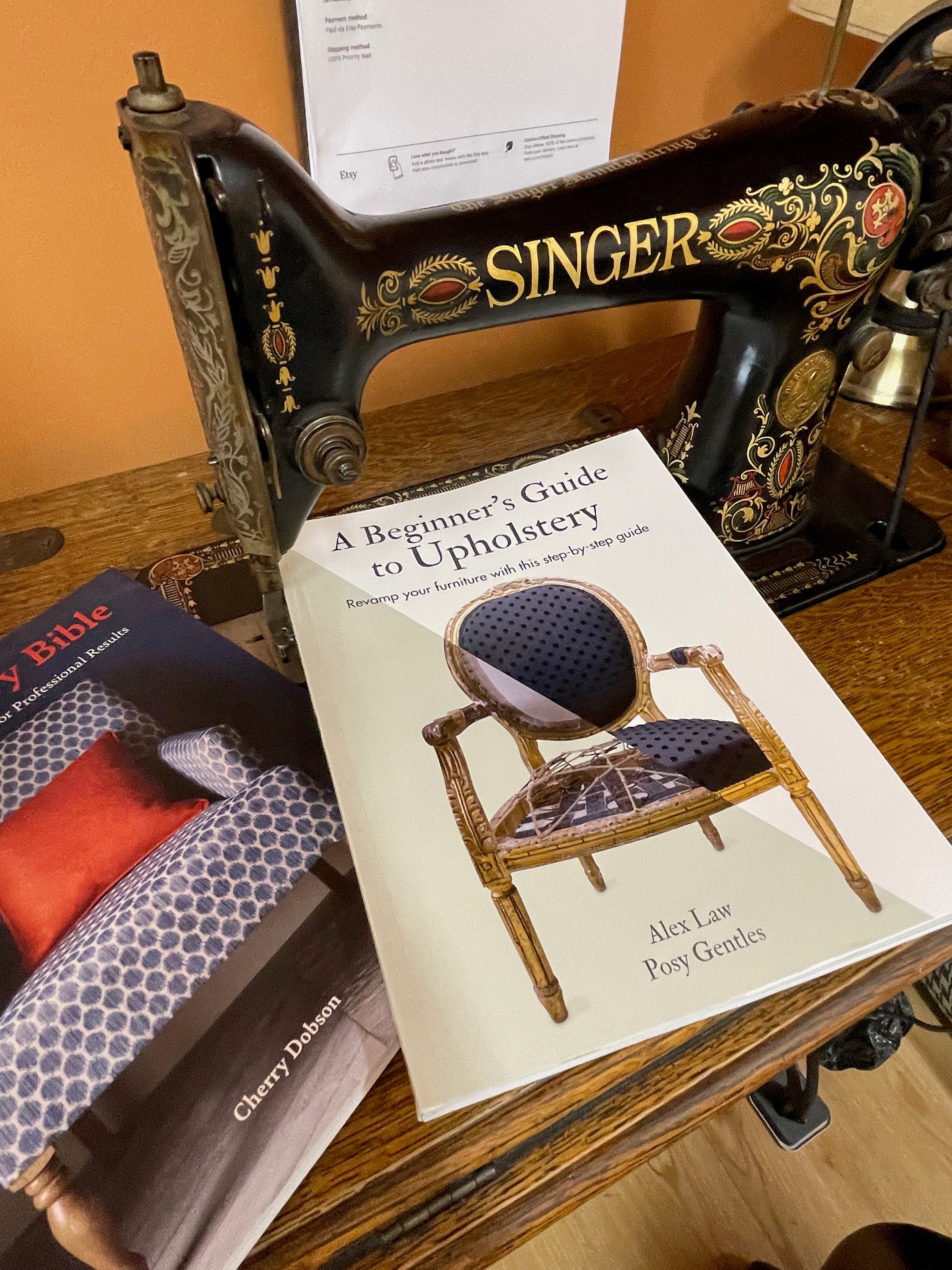 A Beginner's Guide to Upholstery Book