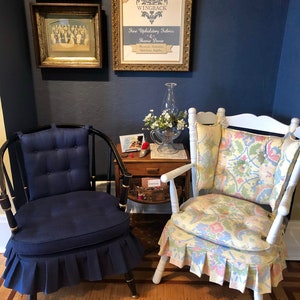 Cricket chair cushion set with skirt hotsell