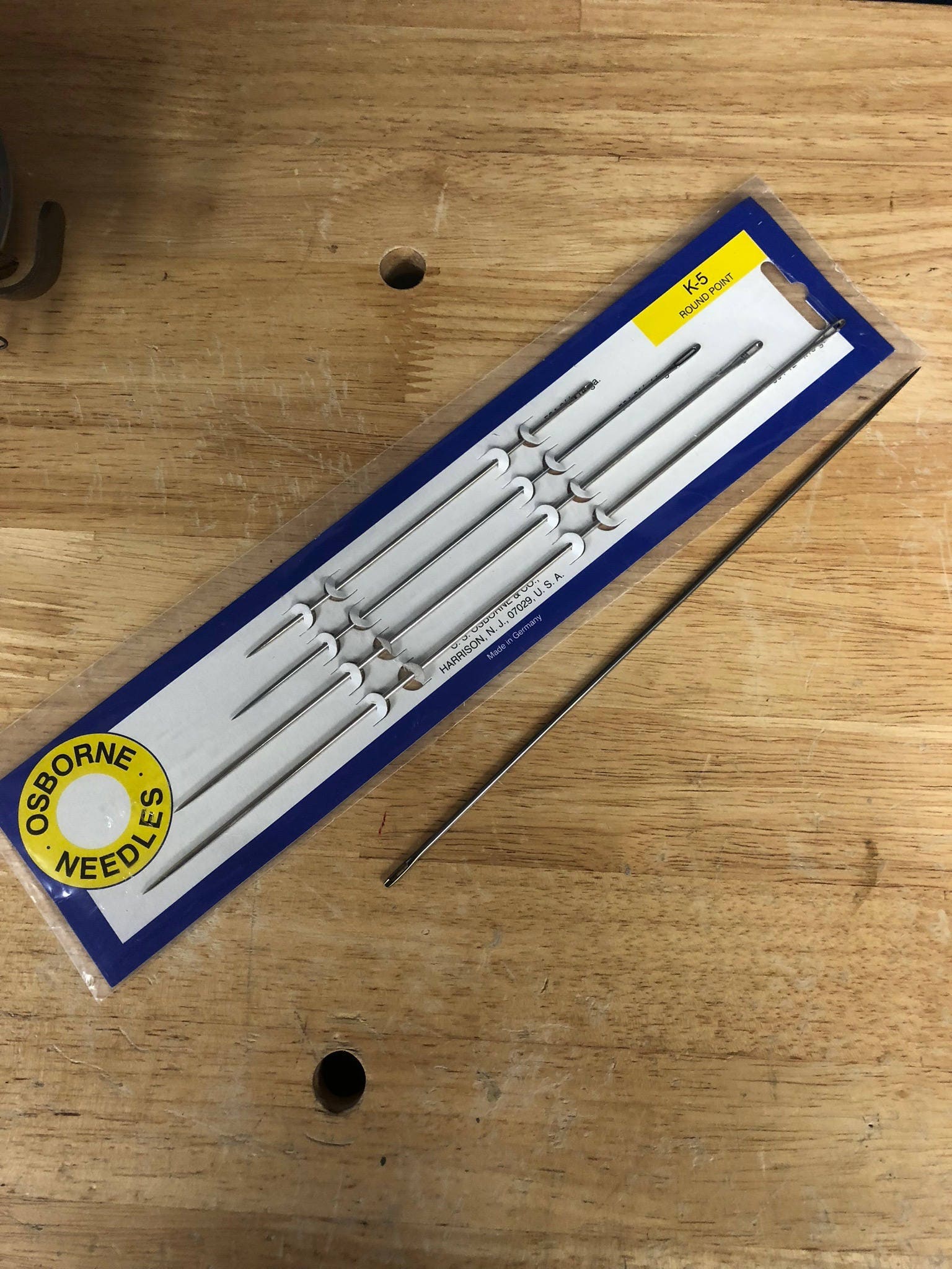 Upholstery Straight Needles Set Button Tufting Needles Etsy