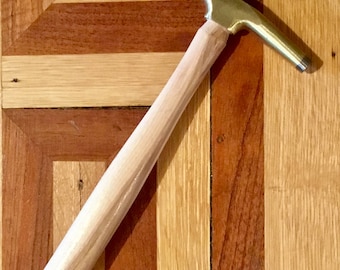 Magnetic tack hammer for furniture repair and reupholstery