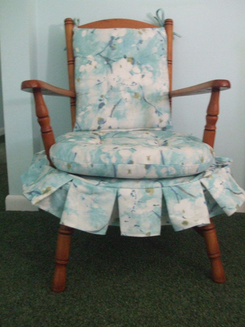 Cricket Chair Cushions With Tailored Skirt Etsy