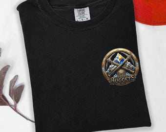 Denver Nuggets Basketball Geometric Graphic Tee