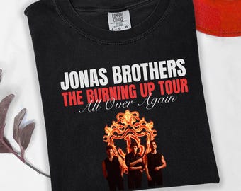 Camiseta de la gira The Burning Up de los Jonas Brothers